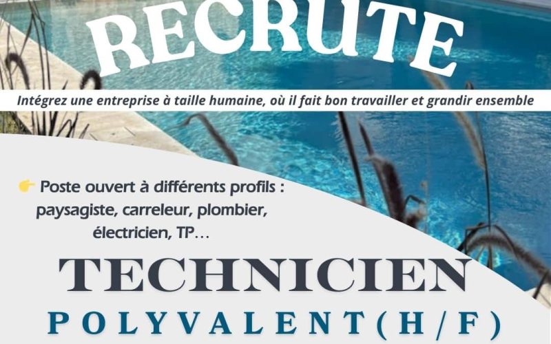 RECRUTEMENT TECHNICIEN POLYVALEBT